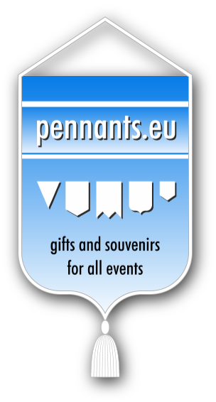 Pennants.eu - gifts and souvenirs for all events - Curvy pennant