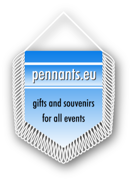 Pennants.eu - gifts and souvenirs for all events - Souvenir pennant with fringes